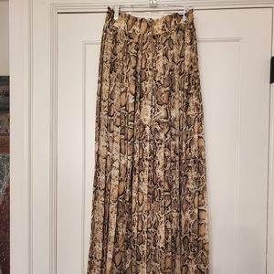 Bonhomia leopard wide leg pants large-worn once!